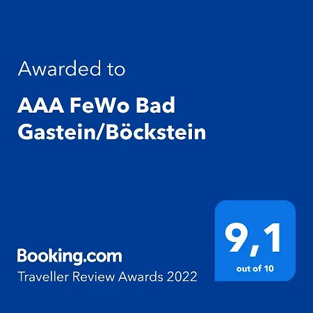 Διαμέρισμα Aaa Bad Gastein/boeckstein